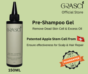 GRASCI Peeling Shampoo with Essential Oil | Remove Dead Skin & Excess Oil 150ML