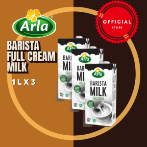 ARLA PRO Barista Milk 1L (x3)  Full Cream   Barista Milk for Coffee