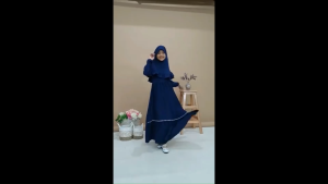TERBARU !! Gamis Anak Perempuan Set Hijab Usia 4-5 6-7 8-10 Tahun Bahan Moscrepe Premium