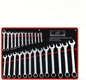 8/14/16PCS 6-32MM Combination Wrench Spanner Car Repair Box Set Tools Hardware Storage Box Heavy Duty Car Workshop Repair Socket Wrench