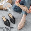 Sepatu Sandal Wanita Terbaru/Sepatu Flat Jelly Import Balance C211/Sendal Karet Korea Kekinian. 