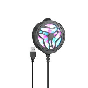 -CLUBLU- Quạt Tản Nhiệt Điện Thoại Sò Lạnh cao cấp có đèn LED RGB Cho game điện thoại PUBG Phụ Kiện