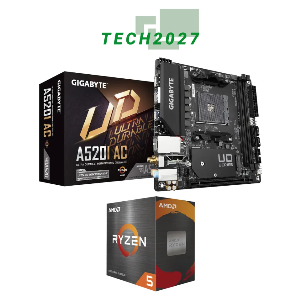 Amd Ryzen A520i Ac Review Gigabyte A520I AC AM4 Mini-ITX