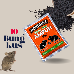 DOKURAT RACUN TIKUS PRODUK ORIGINAL DI JAMIN MATI DITEMPAT ISI 20 BUNGKUS