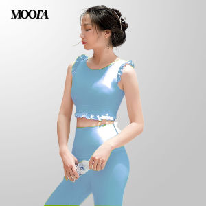 One Set Baju Olahraga Wanita untuk Senam Aerobic Gym Finess Yoga Zumba Pakaian Olahraga Wanita