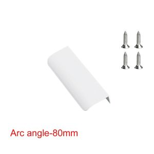 MENTAL White Kitchen Cupboard Aluminum Alloy Furniture Hardware Hidden Handles Drawer Knobs Long Pull Cabinet Pulls