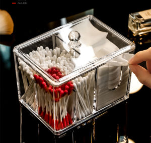 (Ready Stock) Cotton Swap Facial Cleansing Storage Box Make Up Tools Storage Box Multipurpose Storage Box High Quality