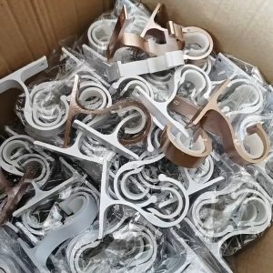 Thickened Aluminum Curtain Rod Bracket Holder With Screws Extra Thick Curtain Rod Holder Heavy Duty Durable
