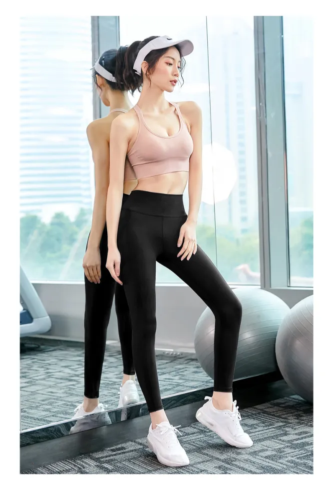 Wholesale Womens High Waist Tummy Control Sports Leggings With