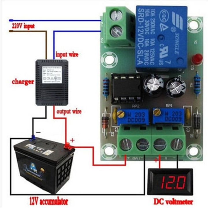 Controller 12V Control Switch Automatic Power Supply Controller Battery ...