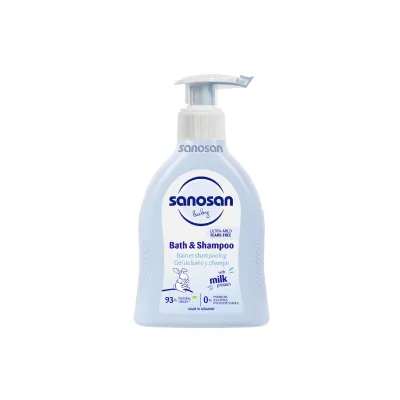 Sanosan Baby Bath and Shampoo / Care Cream 200ML