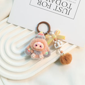 Babythree accessories plush accessories cartoon cute granules keychain bags hanging ornaments