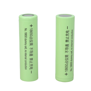 2Pcs 18650 Dummy Shell 18650 Size Placeholder with Iron Construction Safe for Household Devices