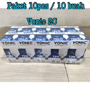 Lampu LED Putih VONIC Bohlam LEDLampu Bohlam Vonic LED 5  10  15  20  30  40  10PCS