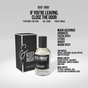 PERFUME PARFUM EDP MINYAK WANGI KEEF & NISH IF YOURE LEAVING CLOSE THE DOOR