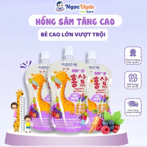 Hồng Sâm Tăng Cao Giúp Bé Phát Triển Chiều Cao Vượt Trội Tăng Đề Kháng