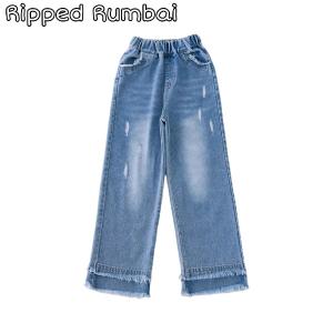 CELANA JEANS ANAK PEREMPUAN REMAJA MODEL LONGGAR KOREAN STYLE