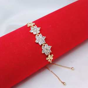 Gelang Serut Wanita Aksesoris Fashion Awet Tahan Lama Anti Karat Cocok Untuk Harian G2-7G