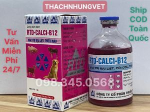 RTD CALCI B12 [chai 100ml] Bại liệt còi cọc thiếu máu CANXI - B12