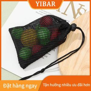 YIBAR Màu đen trắng bền lưới dây kéo túi lưu trữ Pouch đa mục đích nhà du lịch hoạt động ngoài trời giặt Túi Công cụ bao