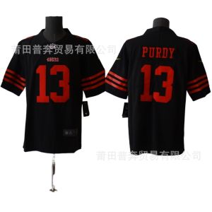 NFL 49 ทีม  49ers  ชุดฟุตบอลอเมริกัน #13#23#16 ปักเสื้อเจอร์ซีย์รุ่นที่สองมีสินค้าในสต็อก