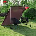 Naturehike Ultralight Portable Floor Mat 20D Double Sided Silicon Coated Plaid Cloth Camping Hiking Picnic Beach Outdoor Tent Ground Sheet Pad Waterproof Footprint Nature Hike Small Medium Large Black. 