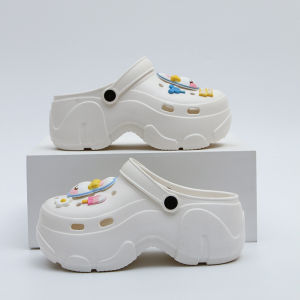 [Free Shipping] 2026 New Overseas Summer Casual Lightning Warehouse Supermarket Group Purchase High-Heeled Clogs