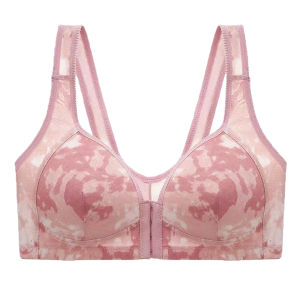 [HI] Bra Wanita Seamless Push Up Gesper Depan Kancing Depan Busa Tipis Tanpa Kawat Elegan 398