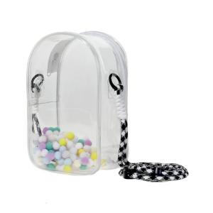 Plush Figure Doll Display Bag Water Resistant Doll Crossbody Bag Clear Shoulder Bag For 15cm Anime Doll Enthusiasts
