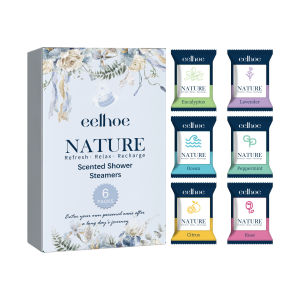 Eelhoe Shower Steamers Aromatherapy Tablets Natural Ingredients Long-lasting Fragrance Scented Shower Steamers Aromatherapy Tablets Relaxing Relieve Stress Shower Tablets Nighttime Bath Tablet Easy to Dissolve