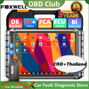 Foxwell NT909 Obd2 Scanner เครื่องสแกนเต็มระบบรถยนต์เครื่องมือวิเคราะห์12โวลต์24โวลต์รถบรรทุกสแกนเนอร์ WiFi บลูทูธ OBD สแกนเนอร์ ECU โปรแกรมสแกนเนอร์แบบสองทิศทางที่ใช้งานทดสอบสแกนเนอร์สะอาดรหัสความผิดอ่านและเครื่องมือสแกนอัตโนมัติ Vin Odb2สแกนเนอร์