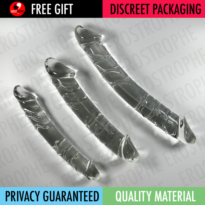 Double Kill Double Head Glass Dildo Sex Toy | Lazada PH