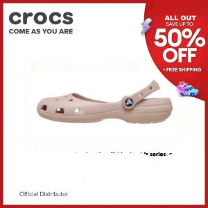 Authentic Crocs Classic Ballet EVA Casual Retro Outerwear Breathable Slip-on Womens Shoes Pink