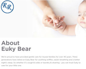 EUKY BEAR SNIFFLY NOSE ROOM SPRAY 125GM