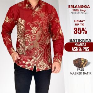 Kemeja Batik Pria Populer Batik Pria Lengan Panjang Modern Hem Batik Pria Batik Pria Kekinian Baju Batik Pria Motif Simple Kalem Lapis Furing Full Badan Bahan Katun Cabut Sragenan Solo Premium Batik Pria Kekinian