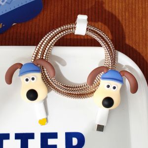Pilot Cute Dog Charger DIY for Android Charger Universal style data cable protector cover for Samsung Charger Cover [cchoice]