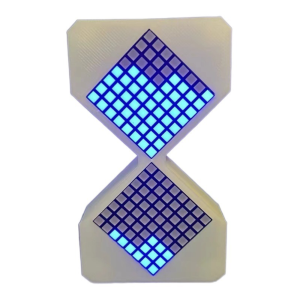 FOUNDTWO Đồng hồ hẹn giờ 1-30 phút Đồng hồ cát điện tử LED Phong cách mạng với cảm biến trọng lực Đồng hồ cát phát sáng Đèn bàn Cảm giác công nghệ Đồng hồ cát kỹ thuật số DIY Quà sinh nhật