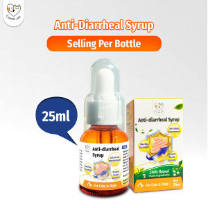 Cassiel Pet Diarrhea Syrup Anti-Diarrheal Bloody Or Watery Stools Digestive Problem For Dog & Cat