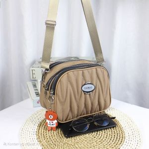 Tas Wanita Terbaru 2025 Selempang Bordir Viral Import Tas Bahu Ibu ibu Fashion Style Korea