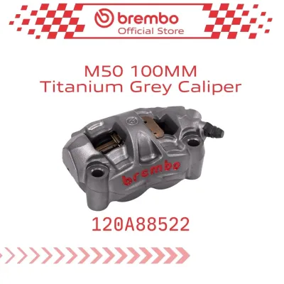 BREMBO M50 100MM TITANIUM GREY SINGLE CALIPER (RIGHT) 120A88522
