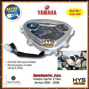 HYS Spidometer Assy YAMAHA Jupiter Z New Burhan 2006 2007 2008 Speedometer Kilometer KM Full Set Kabel Mika Tebal