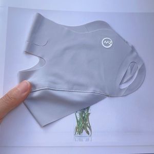 MUQZI summer face face shield sun protection uv protection face cover Washable Breathable Ice Silk Exposed Mouth Open Nose Dustproof Anti-sun New Breathable Fabric Anti-UV Riding Face Golf
