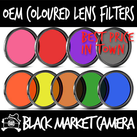BMC] OEM Red/Yellow/Orange/Blue/Green Coloured Filters For Camera