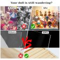 4/5Layers Acrylic Display Box Toy Storage Case Dustproof Desktop Organizer Storage Wooden Display Box With Lights. 