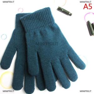 [COD] MINIFRIUT New Winter Men Women Cashmere Knitted Gloves Autumn Hand Warmer Thicken Lining Full Fingered Mittens Skiing Short Wrist Gloves