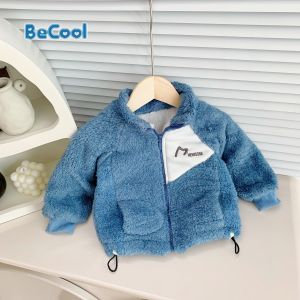 Áo Khoác Lông Cừu Phối Ngực BECOOL Áo khóa lông cừu siêu ấm cho bé size từ 6 - 25kg