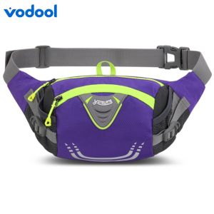 Nylon Running Item Storage Bag Lightweight Anti-Theft Pack Belt Bags Portable Breathable High Capacity with Zipper for Outdoor Sport