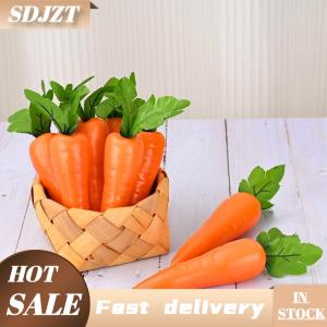 SDJZT 5 10pcs nhân tạo cà rốt bọt Rau ảnh Prop thực phẩm đồ chơi mini đồ chơi trang trí Đảng ủng hộ giả Rau