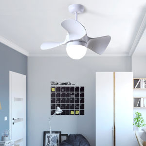 [YJ] Spot Modern Style Smart Ceiling Fan Light Creative Study Bedroom Dinner 3 Colors with Remote Control LED Fan Chandelier Chandelier Chandelier Electric Fan Ceiling Fan Light