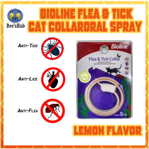 Bioline Flea & Tick Cat Collar 35cm Flavor Adjustable Soft Long Lasting Cat Collar